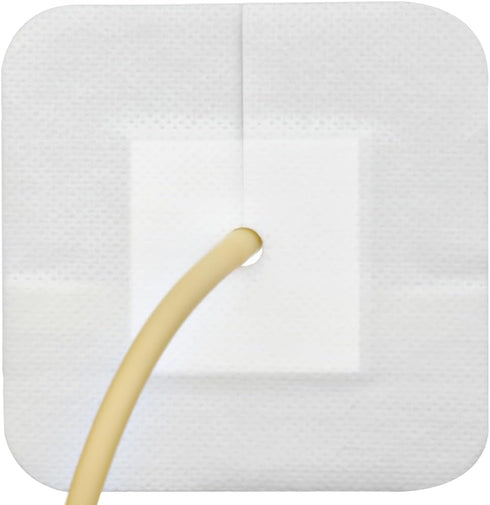 GoToHere Feeding Tube Adhesive Wound Dressing Sponge Split Drain Bandage for Peg G