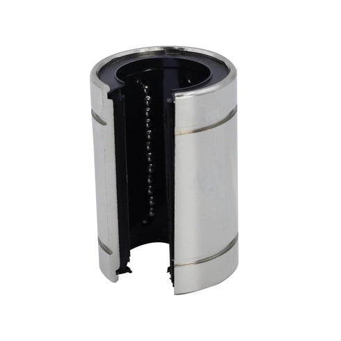 LM12UUOP Linear Ball Bearings: Open Type Nickel Plated 12mm Bore Dia, 21mm OD, 30mm Length Pack of 4pcs