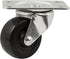 Titan 2 1/2" Heavy-Duty Solid Rubber Swivel Plate Caster Wheel, 175-lb. Capacity, Black