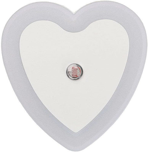 ausuky 0.5W Plug-in Auto Sensor Control LED Night Light Lamp Bedroom Hallway Heart