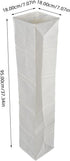 VOSAREA Modern Foldable Paper Floor Lamp Shade Replacement Lampshade for Living Bedroom and Office Easy Installation