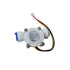 3/8" Quick Connect Water Flow Sensor, Food-Grade Switch Hall Effect Flowmeter Fluid Meter Counter 0.3-10L/min (Pack of
