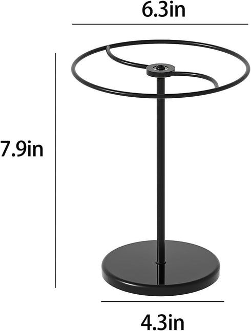 Coward 360° Rotating Sunglasses Organizer Stand, Glasses Display Storage, Eyeglasses Rack, Table Dresser Desk (Black)