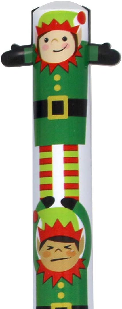 Twice as Nice 2 Color Click Pens - Happy Holiday Set of 6