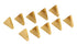 Accusize Industrial Tools Tpg322 Tin Coated Carbide Inserts, 10 Pcs/Box