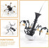 Angoily Miniature Chandelier for Dollhouse Tiny House Ceiling Light Pendant Metal Mini Ceiling Lamp for Sandbox Model