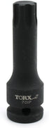 TEMO IP70 3 Inch Long Black Impact Torx Plus 6 Point Socket Bit 1/2 Inch Square Drive Auto Repair Tool by TEMO