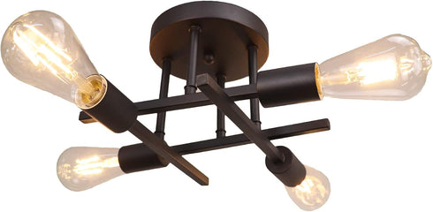 Modern Ceiling Light Fixture, Sputnik Chandelier, Mid Century Vintage Industrial Pendant Lighting for Living Room