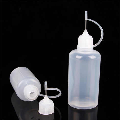 Kopida 5PCS Refillable Bottles, Needle Tip Squeezable Liquid Bottle, 5/10/20/30/50ml Empty Dropper Bottles
