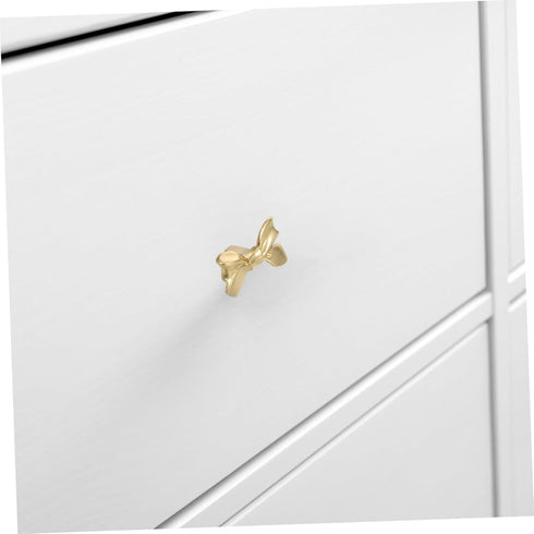 OUNONA Drawer Handles Decorative Gold Pulls for Cabinets Wardrobes Shoe Cabinets and Bedside Tables Stylish Butterfly