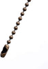 Zing Ear ZE-109 ON-OFF Pull Chain Lamp Switch for Ceiling Fan Lights - Bronze, 2 Pack