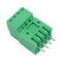 5Set 4-Pin 125V 4A 2.54mm PCB Mount Screw Terminal Block Connector for 26-18AWG Cable