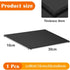 TIHONORI 8mm Projects,1030cm Rigid Polypropylene Plastic Sheet Black PP Sheet for Heavy Duty Storage Units, Benches