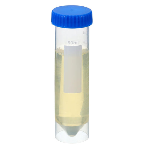 PATIKIL 50mL Plastic Test Tubes, 50 Pack Self Standing Centrifuge Tubes with Screw Caps