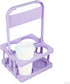 Bodaon 4 Cup Drink Carrier with Handle, Plastic Cup Carriers for Drinks,