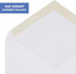 Mead A2 Invitation Envelopes, 4-3/8" x 5-3/4", Gummed Closure, White Woven Premium 24-lb Paper, 100 Count (CO198)
