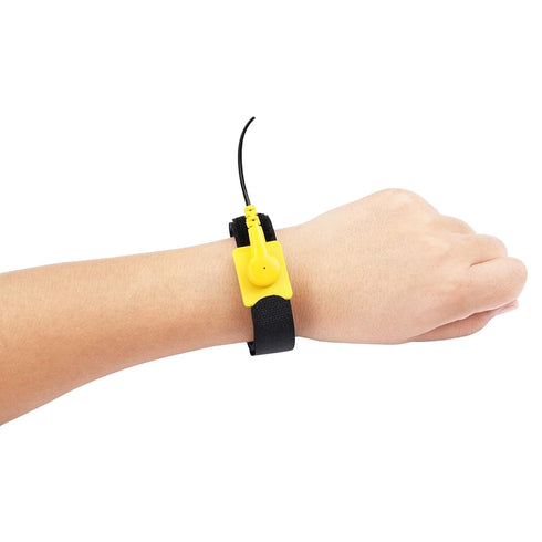 Anti Static Wrist Strap, 11" Anti Static Wristband with Alligator Clip and Long Cable, Fits 6" to 8.5" Wrist