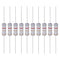 YOKIVE 20 Pcs Metal Oxide Film Resistors, Axis Lead Resistor, Great for Electric Power Equipment (Grey, 3W, 8.2 Ohm)