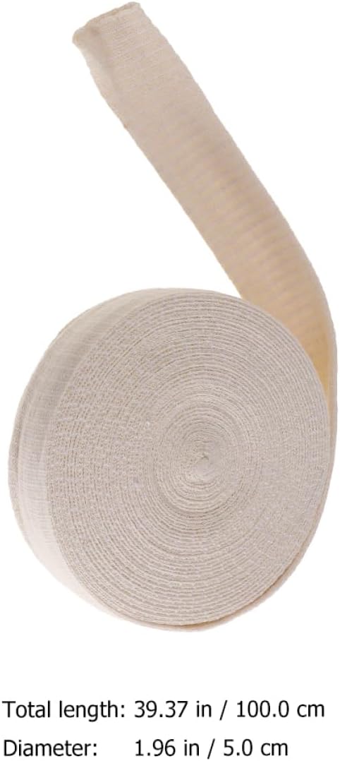 2rolls High Elastic Cotton Stockinette Tubular Bandages for Comfortable Pre-wrap and Dressing Versatile Use Under