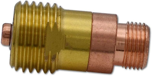 TIG Welding Torch STUBBY Gas Lens Collet Body 17GL116 1/16" & Collet 10N23S, Copper Consumables KIT, 10PCS
