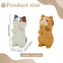 2 WEBEEDY Styles Fun Animal Glasses Holder Stand Cute Cat and Tiger Eyeglass Stands Animal Eyeglass Organizer Resin