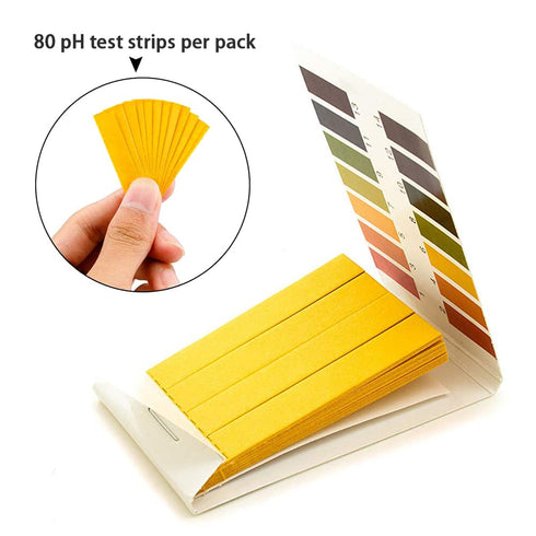 HAIMAI 2 Pack 160 1-14 pH Test Strips. Strips Universal pH Test Paper, for Teaching, Chemical Experiments, Saliva