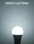 Torkase 13W Dusk to Dawn Light Bulbs, No Timer Required, 1100lm (100W Equivalent), 6000K Daylight, E26 A19 Automatic