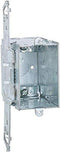 Hubbell-Raco 605 Gangable NMSC Clamps, 3-1/2-Inch Deep, Wood/Metal Stud Bracket, 3-Inch by 2-Inch Switch Box Gray