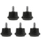 DOITOOL 5pcs Office Chair Caster Wheels Smooth Rolling Furniture Casters for Hardwood