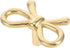 NUOBESTY Brass Bowknot Drawer Pulls Stylish Cabinet Knobs for Dresser Shoe Cabinet