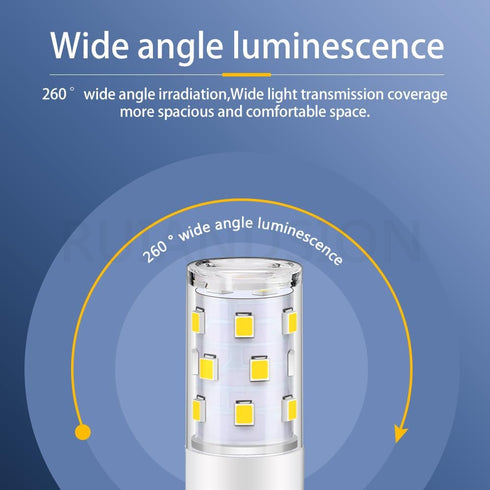 E14 4000K AC120V 2835 21SMD Chipsets E14 Bulb Pack 2 Ruiandsion LED Wall Sconces Warm Screw Base LED for Candle Ceiling