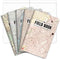 Field Notebook - Antique Map Patterns, Lined Memo Book (3.5"x5.5") - ELAN-FN-003L