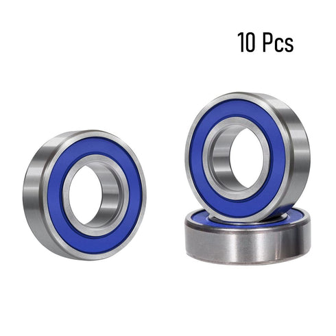 MR84-2RS 10 PCS Miniature Deep Groove Ball Bearing 4×8×3mm Double Blue Rubber Sealed Chrome Steel P0 Z2 Bearing