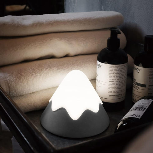 SCZWP8 Snow Mountain Lamp Night Light Seven-Color Study Room Modern Simple and Warm Creative Bedroom Table Lamp Led