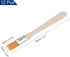 uxcell 5" Paint Brush 0.5" Width Soft Nylon Bristle with Wood Handle for Wall, Cabinets, Fences Yellow 12Pcs by uxcell