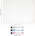 Nicpro 12 x 16 inches Lapboard, Small Dry Erase Lap Board Double Sided with 3 Water-Based Pens for Kid Student and