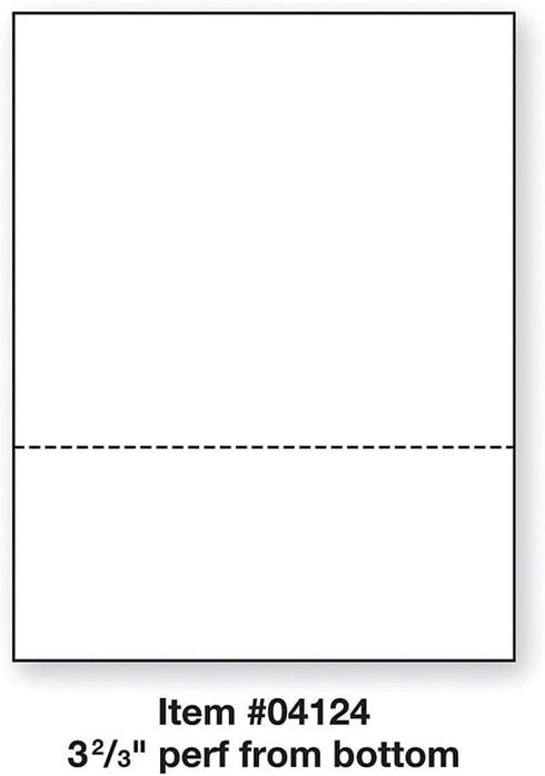 PrintWorks Professional Pre-Perforated Paper for Invoices, Statements, Gift Certificates & More