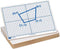 EAI Education X-Y Coordinate Grid Dry-Erase Boards, 9" x 12" Double-Sided Set of 10