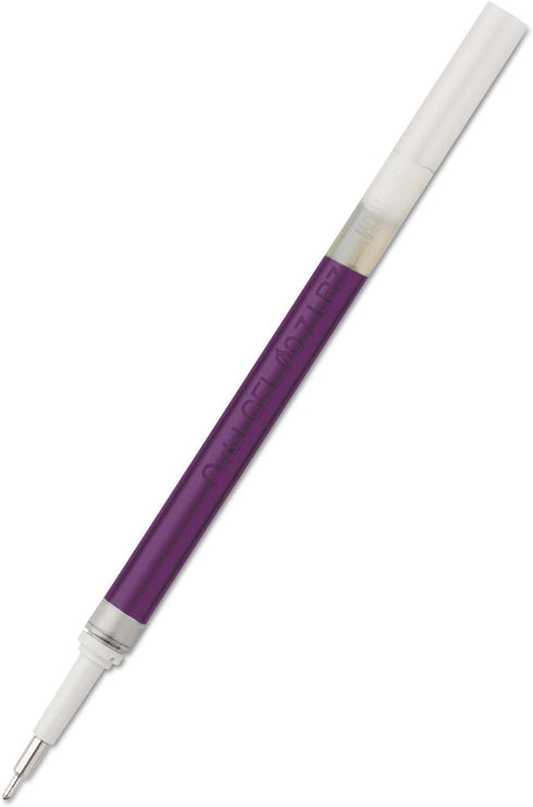 Pentel EnerGel Liquid Gel Pen Refill Ink, 0.7mm, Violet Ink, Pack of 1, Needle Tip