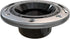 Oatey 43494 Fast Set Black ABS Stainless Steel Ring Closet Flange - 3-Inch x 4-Inch