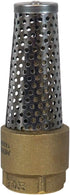 Merrill MFG FVNL100 1" No-Lead Brass Foot Valve - 710 Series, 1" Female Connection