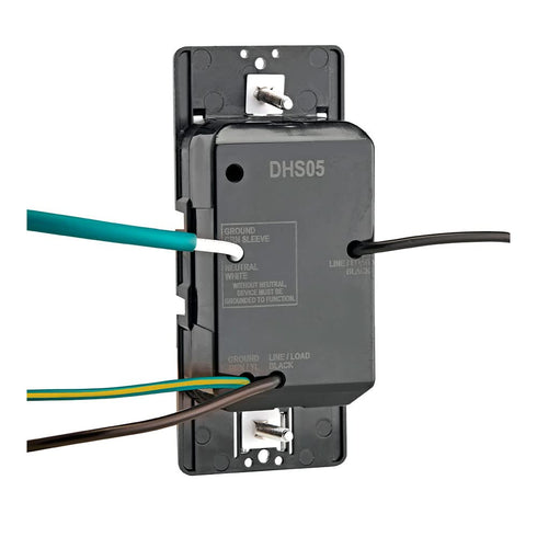 DHS05-1LT, Leviton Humidity Sensor Switch for Bathroom Exhaust Fan, Automate Ventilation, Air Circulation, Moisture