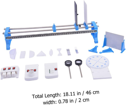 1set Optical Experiment Kit for Students Safe and Lightweight Physics Learning Tool for Optics Experiments