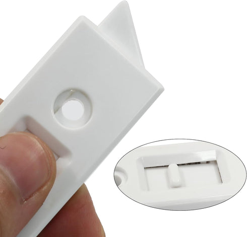 Window Latch Locks Replacement - Plastic Spring Loaded Sliding Window Tilt Latch - Pack of 16 Home Window Accessories