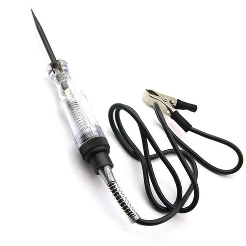 6V-12V-24V DC Car Circuit Tester Light, Professional Auto Voltage Continuity Test Light for Wire/Fuse/Socket - Black