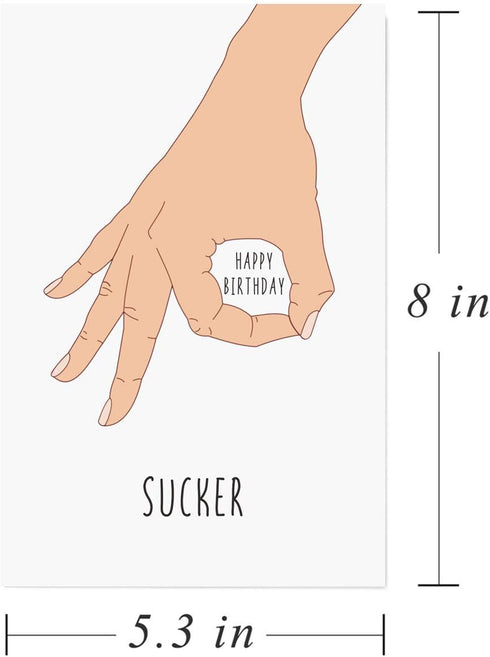 Gonzey Hilarious Birthday Card - The Circle Game Edition