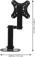 Veemoon Monitor Stand Tv Stand Mount Tv Mounts for Corners Tv Wall Mount Wall Mount Tv Bracket Tv Monitor Wall Mount