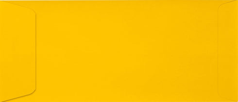 LUXPaper #10 Policy Business Envelopes | Peel & Press | 4 1/8" x 9 1/2" | Sunflower Yellow | 80lb. Text | 50 Qty by LUXPaper