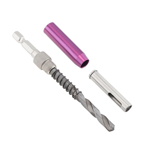 7pcs Self Centering Drill Bit Set, Hex Shank Hinge Drill Bits Tool for Woodworking