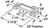 Prime-Line F 2596 Sash Lock for Vertical and Horizontal Sliding Windows Replace Broken Sash Locks for Additional Home Security, 2-1/4 Mounting Hole Centers, Bronze Diecast (Single Pack)